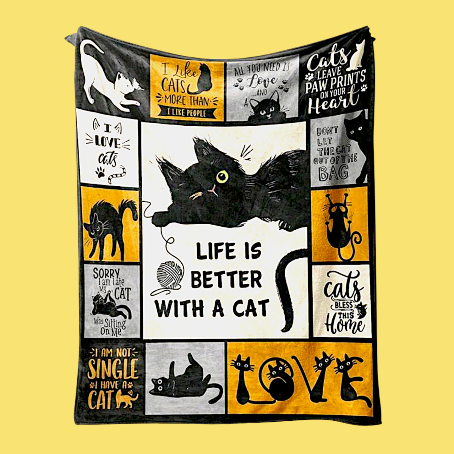 Plaid Life is Better With a Cat