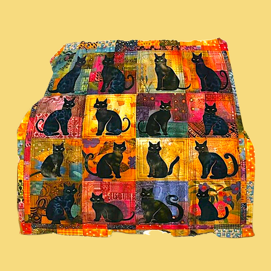 Plaid Gatti Neri Vintage