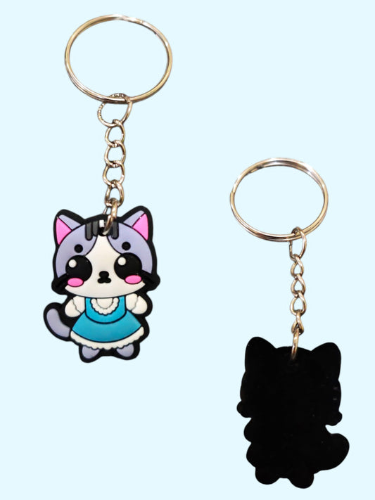 Portachiavi con Gatto Morbido