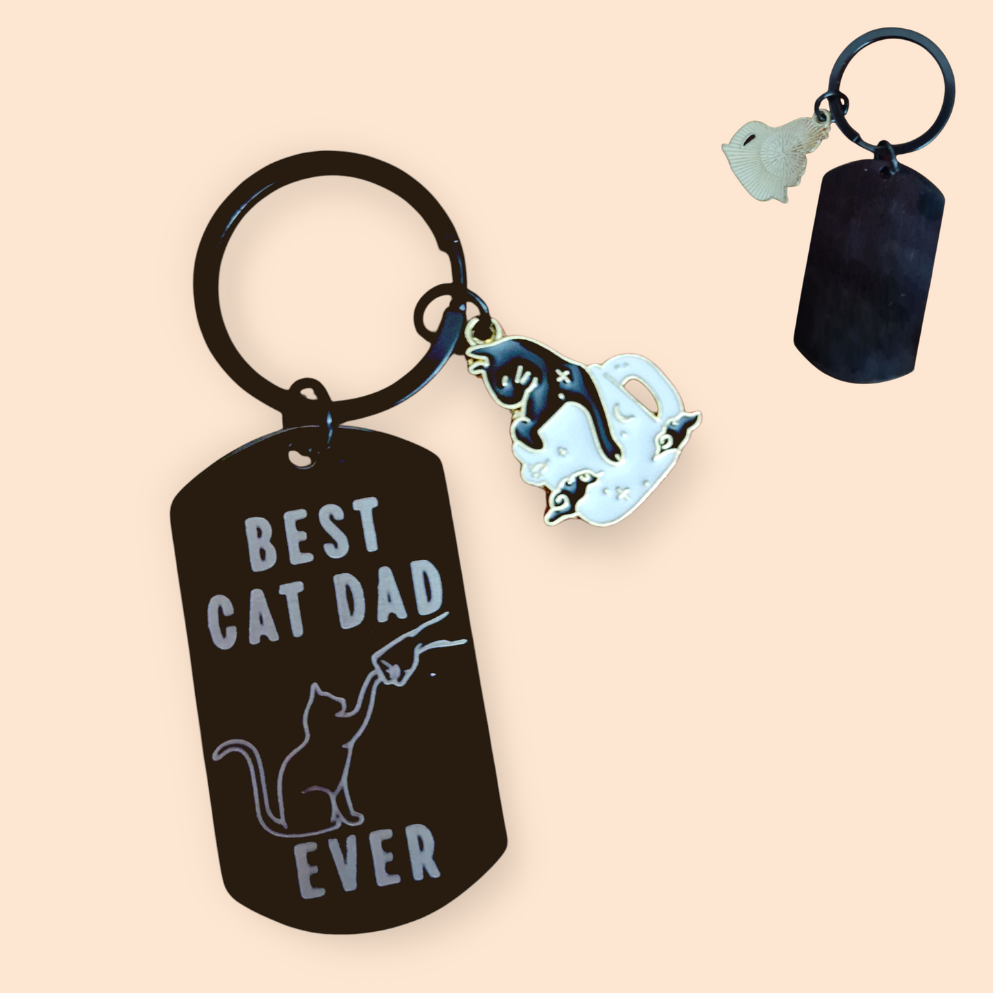Portachiavi Best Cat Dad