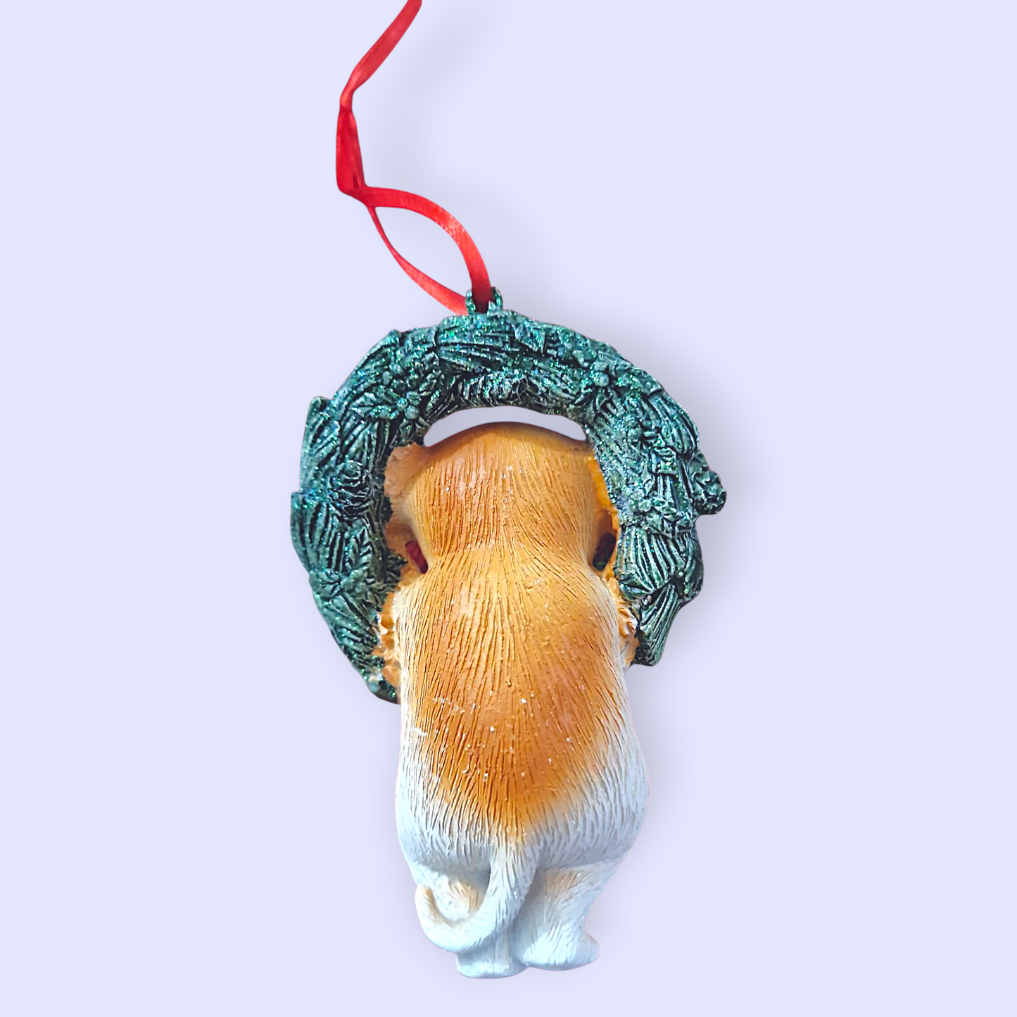 Decorazione Albero Natale Cane Ghirlanda