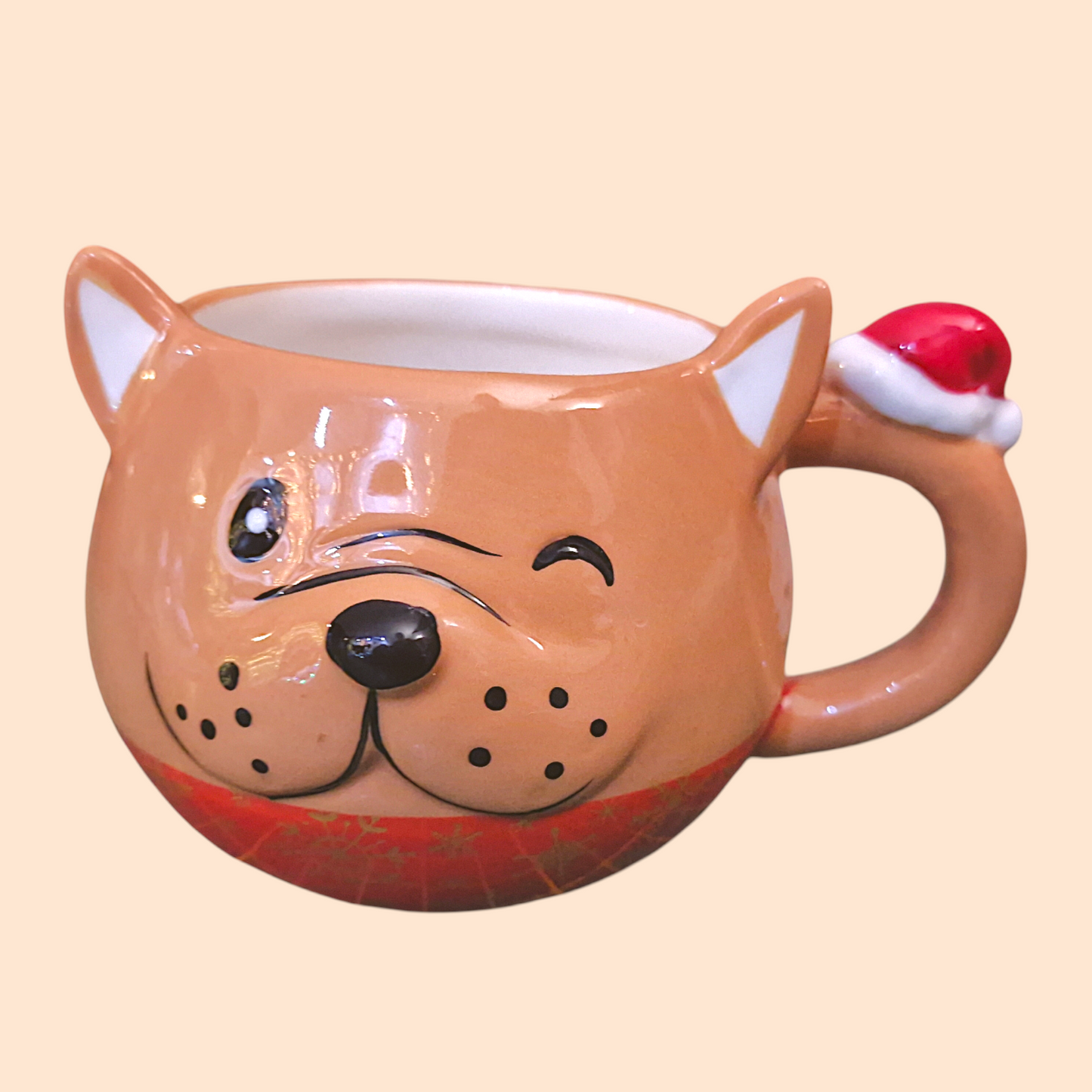 Tazza tema Cane Natalizia