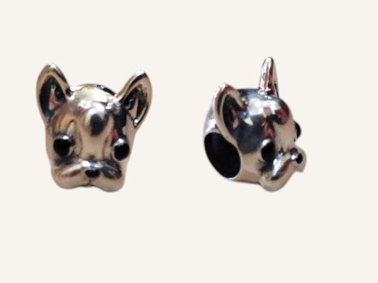 Charm Argento Bulldog