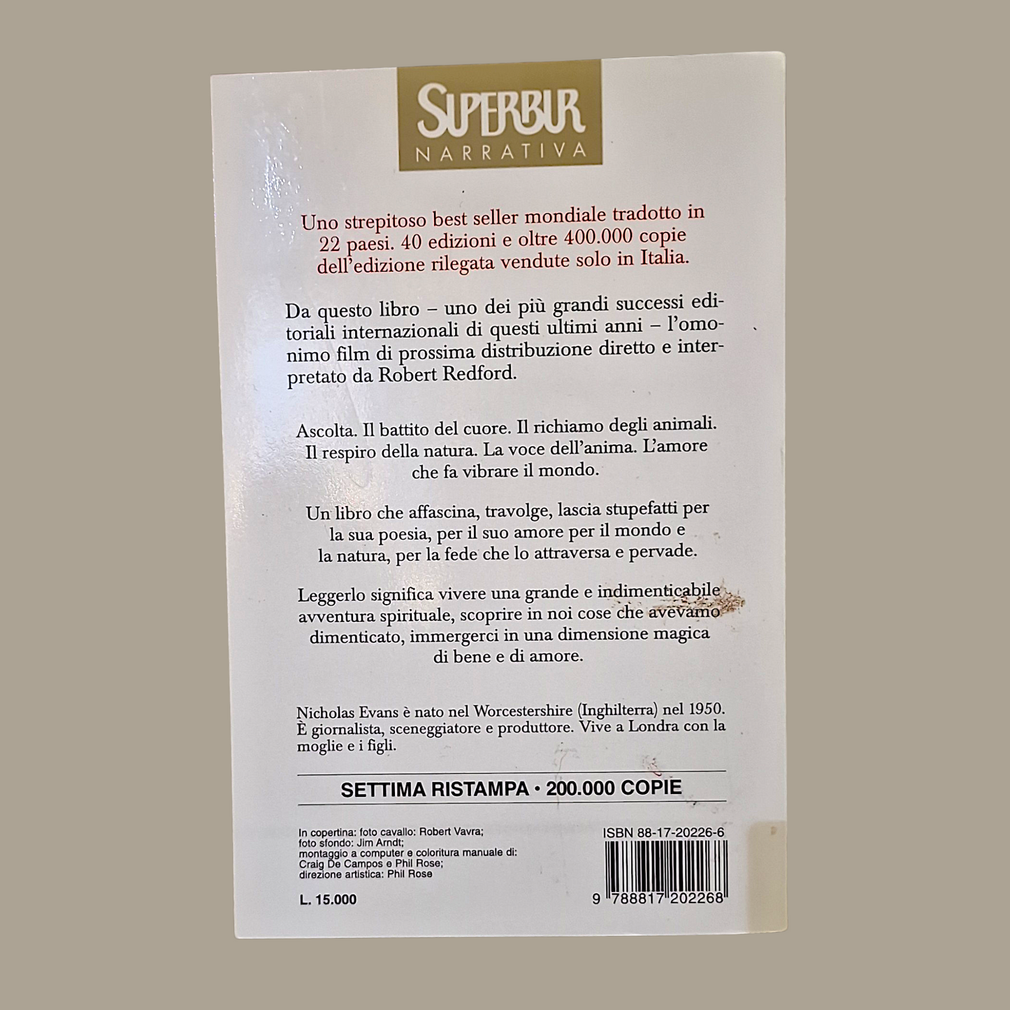 L'Uomo che Sussurrava ai Cavalli - Libro