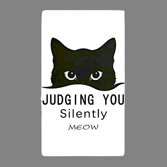 Asciugamano Gatto Nero da Cucina