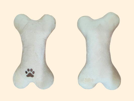 Cuscino Peluche Osso
