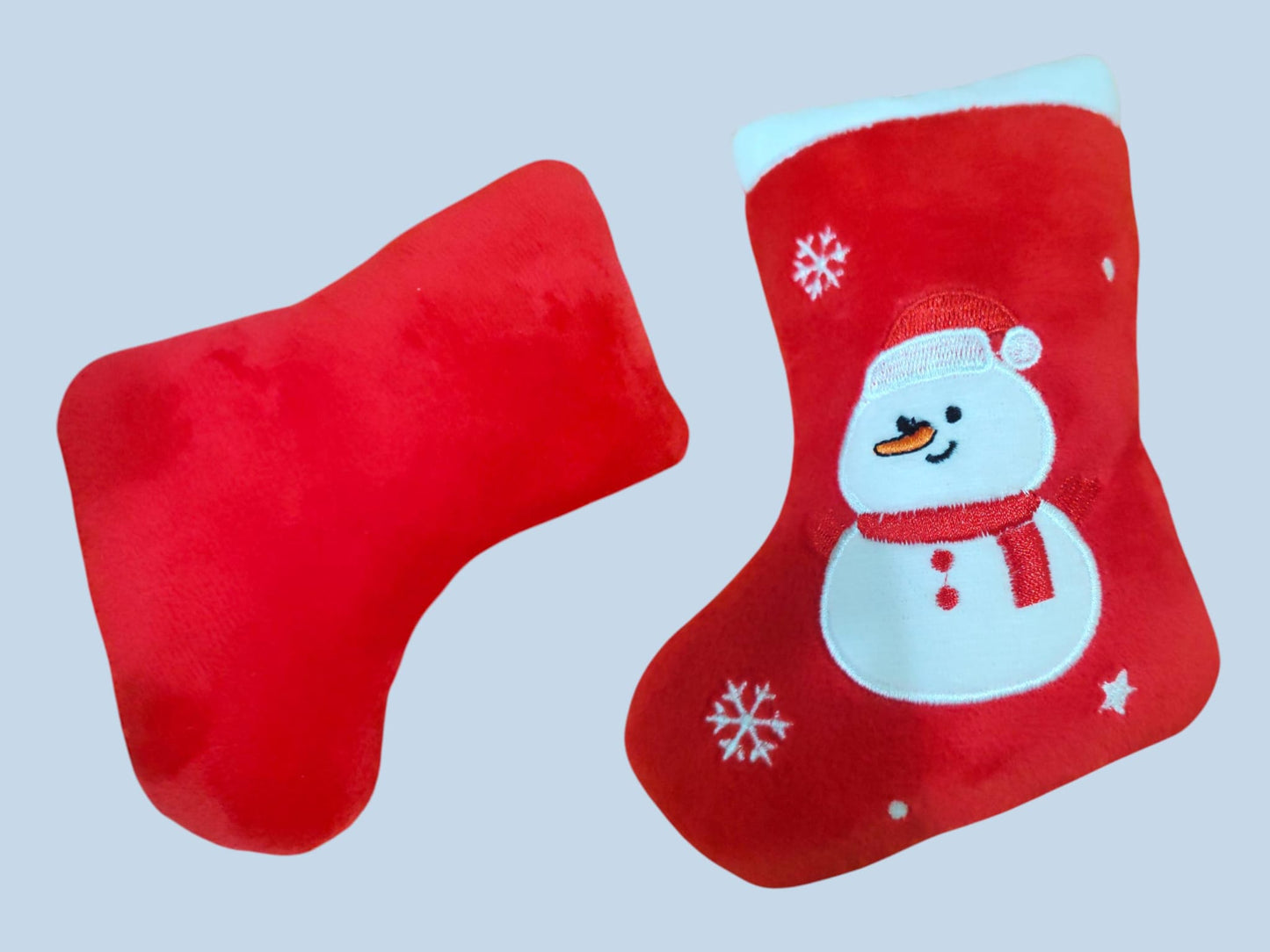 Peluche Calzetta Pupazzo di Neve