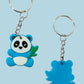 Portachiavi con Panda Morbido