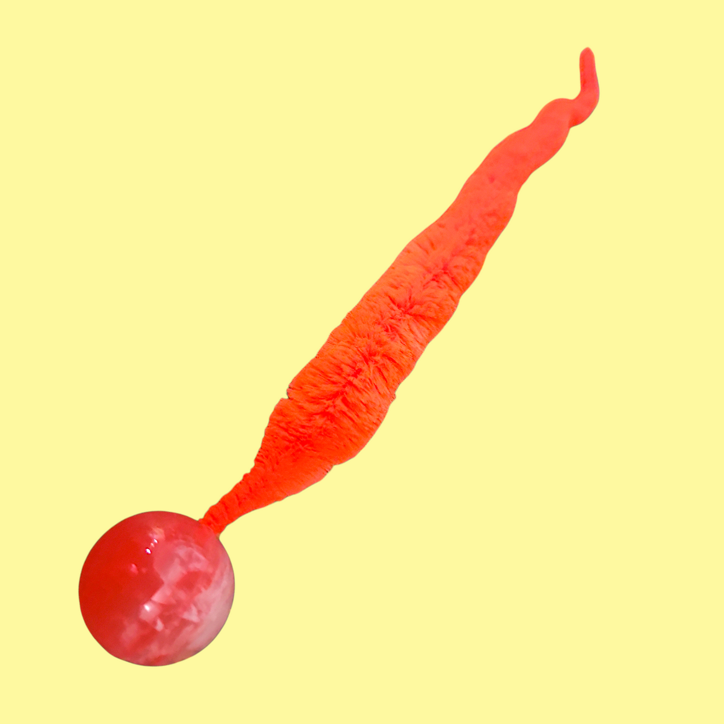 Pallina con Coda di Peluche