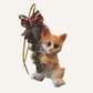 Decorazione Albero Natale Gatto Peluche