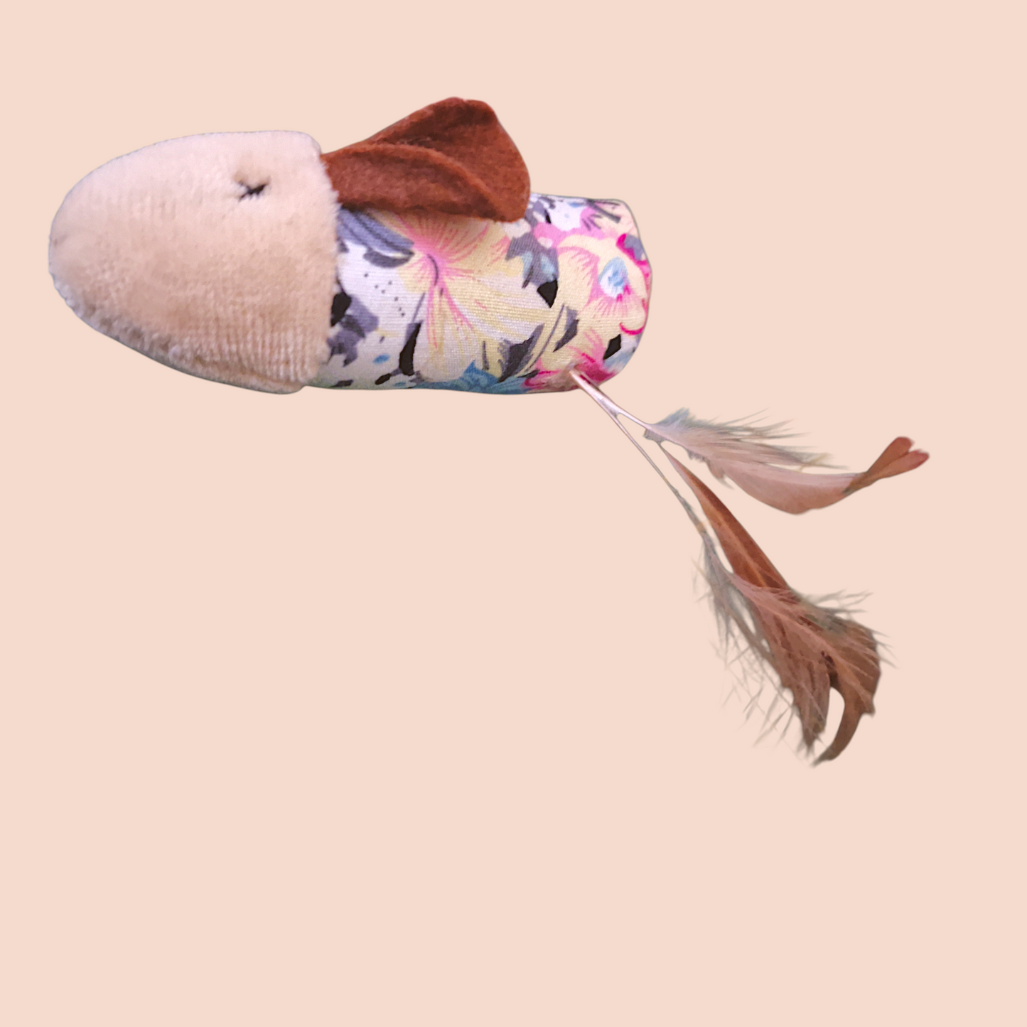 Topino fiorato con pennacchio