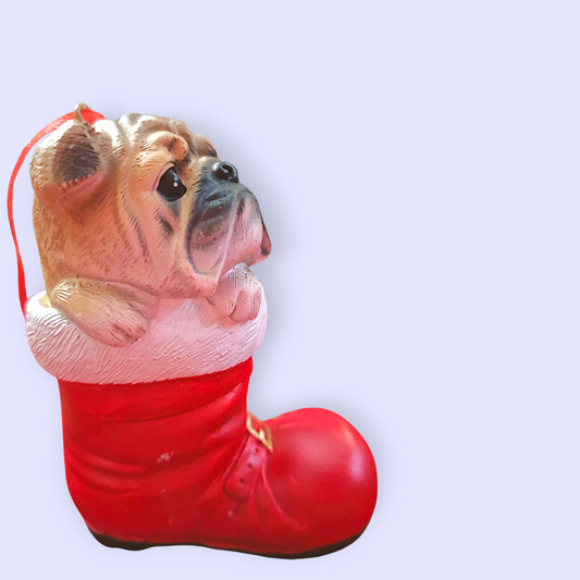 Decorazione Albero Natale Bulldog