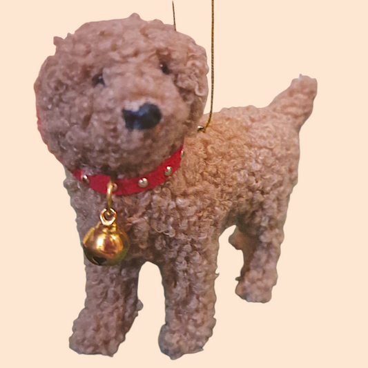 Decorazione Albero Natale Cane Barbone