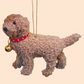 Decorazione Albero Natale Cane Barbone