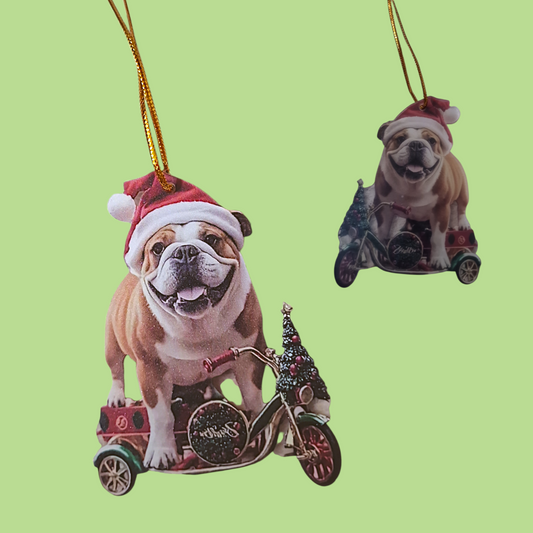 Decorazione Albero Natale Bulldog
