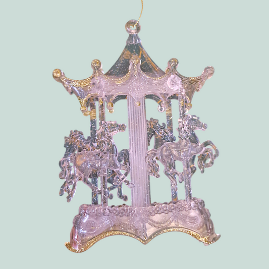 Decorazione Natalizia Carosello Cavalli