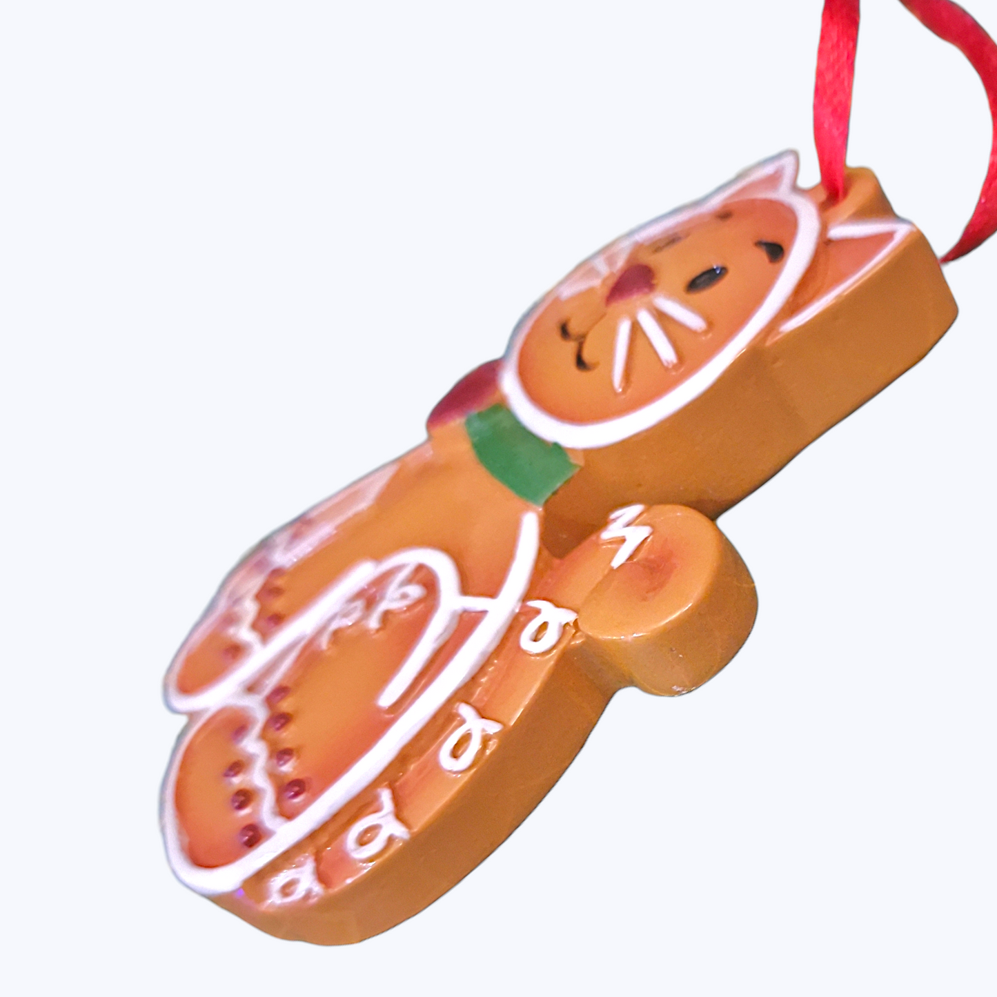 Decorazione Albero Natale Gatto Pan di Zenzero