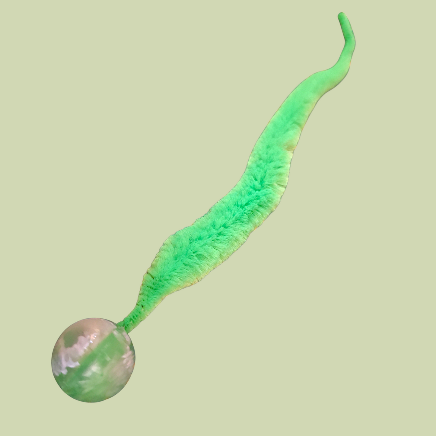 Pallina con Coda di Peluche