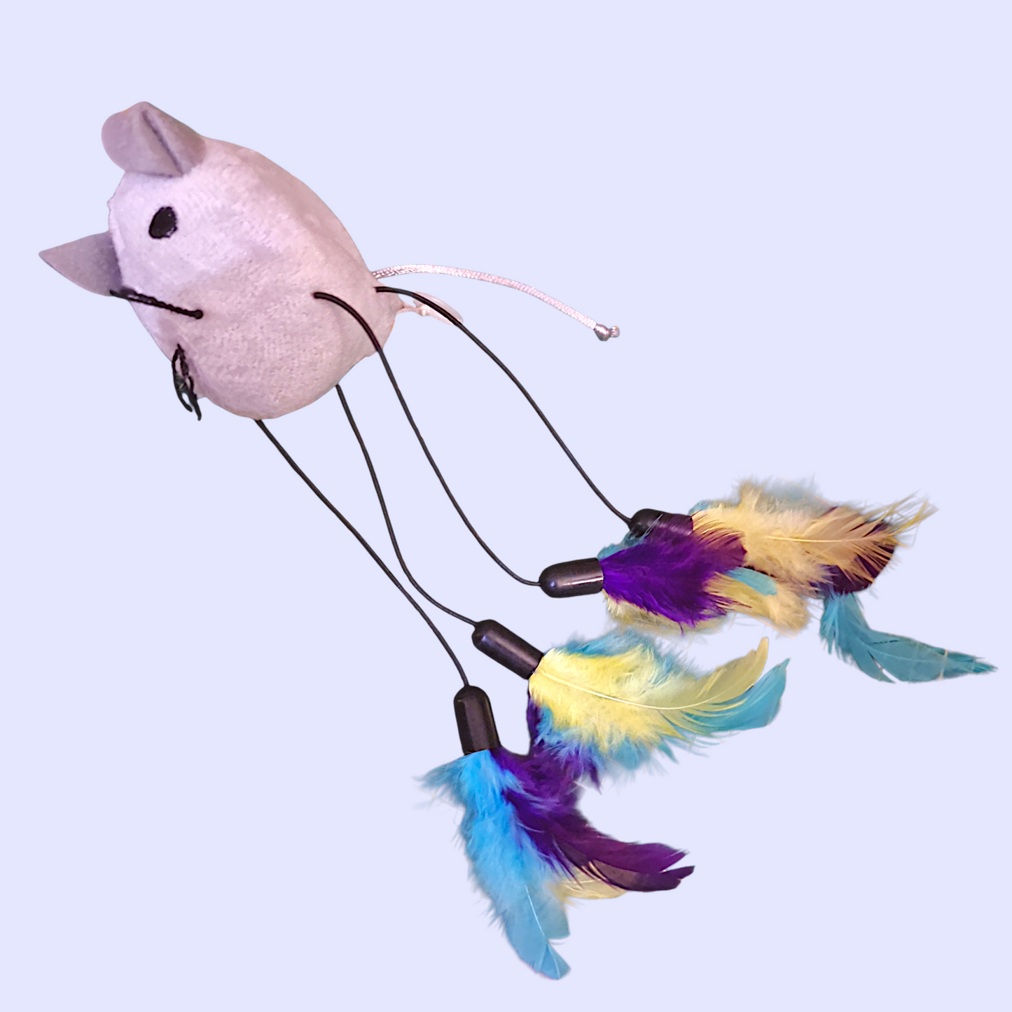 Topino vibrante con piume