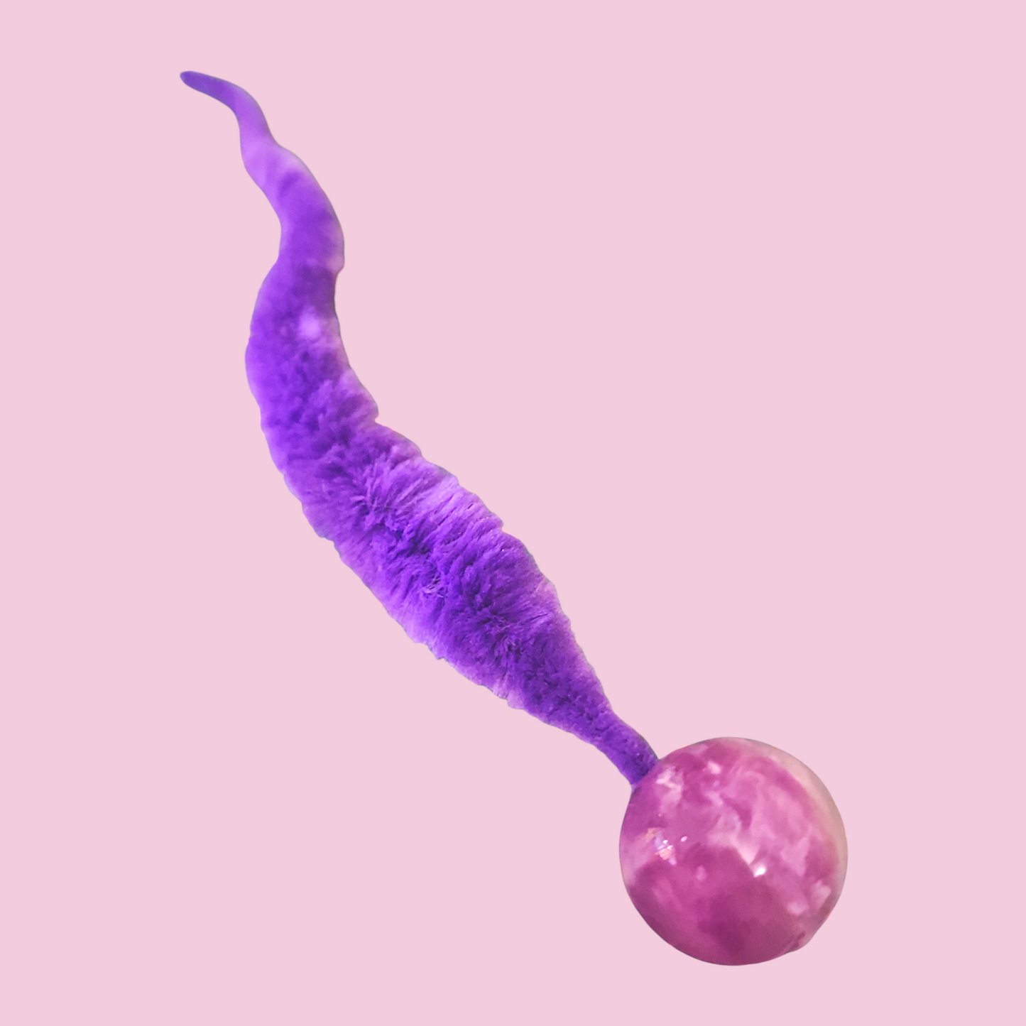 Pallina con Coda di Peluche