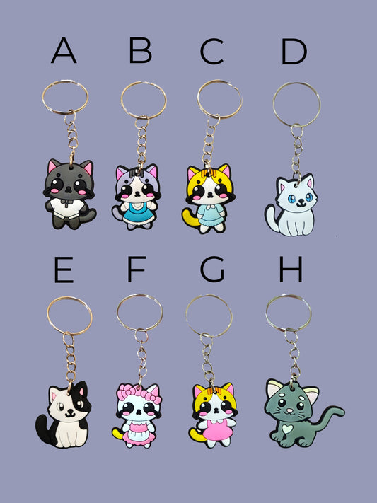 Portachiavi con Gatto Morbido