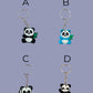 Portachiavi con Panda Morbido