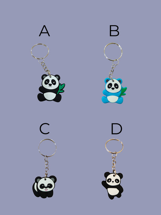Portachiavi con Panda Morbido