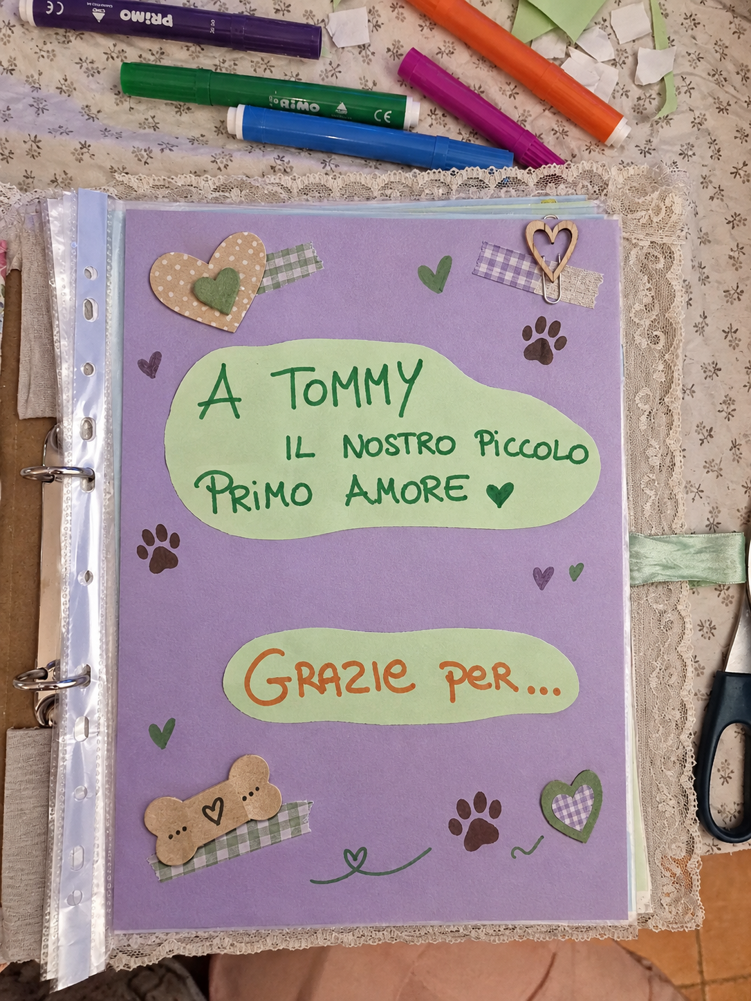 Album foto e scrapbook personalizzato