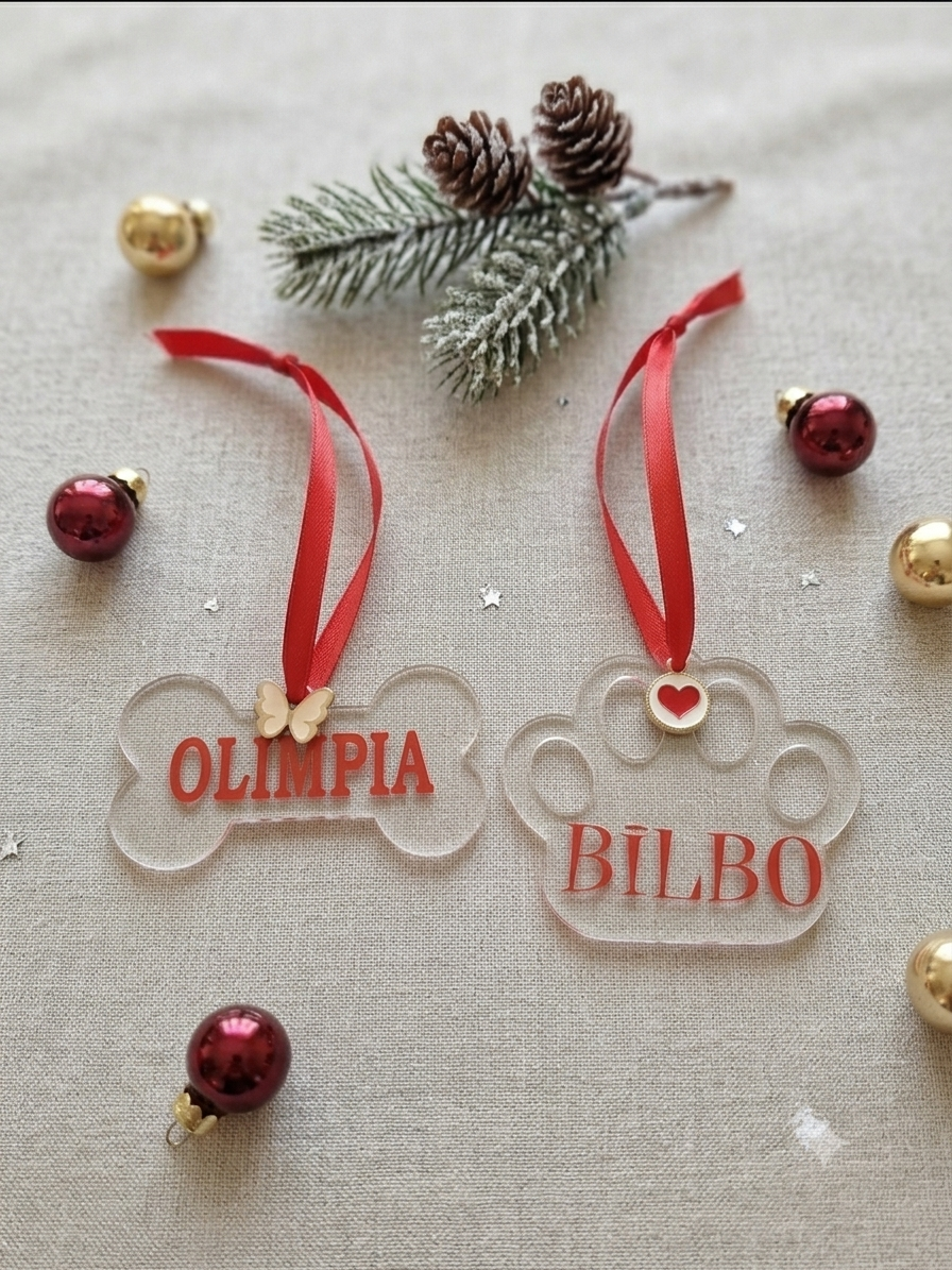Decorazione albero di Natale personalizzata
