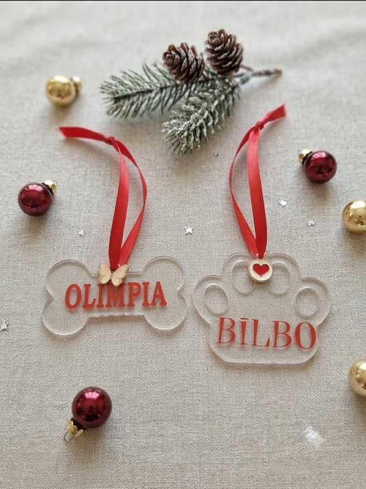 Decorazione albero di Natale personalizzata