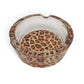 Portacenere in Vetro Leopardato / Animalier